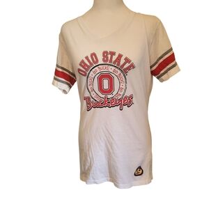 Pro Edge Ohio State Buckeye Tee White/Red Sz L
